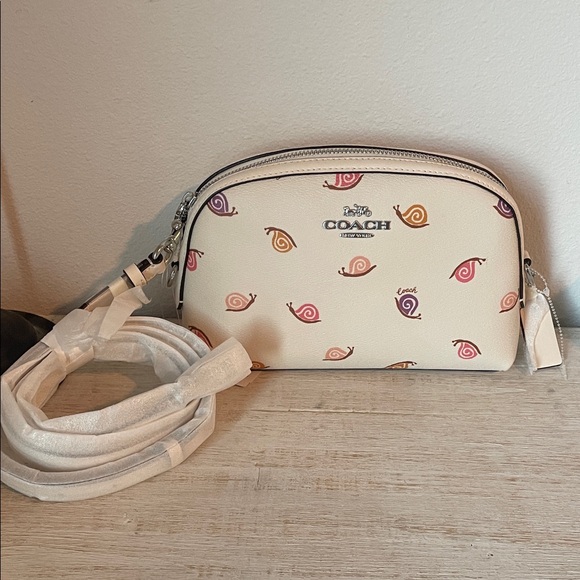 Coach Multicolor Snail Print Pouch Crossbody - Picture 6 of 7